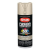 Krylon K02713007 Fusion All-in-One Paints + Primers, 12 oz, Aerosol Can, Gloss Khaki