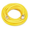 Southwire 026898802 Vinyl Extension Cord, 100 ft, 1 Outlet, Yellow