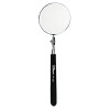Ullman HTS2 Telescoping Inspection Mirror, Round, 3-1/4 in dia, 10-1/2 in L to 29-1/2 in L