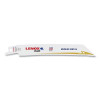 Lenox 21073824GR Gold Power Arc Curved Reciprocating Saw Blade, 8 in L x 3/4 in W x 0.035 in Thick, 24 TPI, Metal