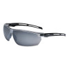UVEX by PIP S4043 Tirade Sealed Eyewear, Silver Mirror Lens, UvextraAF, Black/Gray Frame, TPR