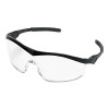 MCR Safety ST110AF ST1 Series Protective Eyewear, Clear Lens, Duramass Anti-Fog, Black Frame, Nylon