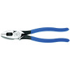 Klein Tools D20009NE Lineman's High-Leverage Pliers, 9.33 in OAL, 0.781 in Side Cutting Length, Plastic-Dipped Handles