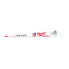 Milwaukee Tool 48005035 SAWZALL Standard Wood Cutting Blade, 6 in L x 3/4 in W, 5 TPI, 5 EA/PK