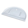 Marshalltown 15814 Half Round Notched Spreader, 6 in L, 4 in W, U-Shaped, Galvanized Steel