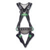 MSA 10211326 V-FLEX Full-Body Harness, Construction, Back/Hips D-Rings, XL, QC Chest/Leg Buckles, Leg/Shoulder/Waist Padding