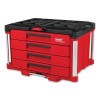 Milwaukee 48-22-8444 PACKOUT 4-Drawer Tool Box Stackable Modular Storage Red