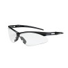 Bouton Optical 250-AN-10520 Anser Semi-Rimless Safety Glasses, Clear Lens, FogLess 3Sixty Coating, Black