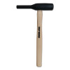 TRUE TEMPER 20187200 Toughstrike Back-Out Punch Hammer, 3/4 in dia x 15 in L, 14 in American Hickory Handle