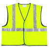 MCR Safety VCL2SLL Class II Economy Safety Vest, Solid, Large, Lime