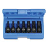 Grey Pneumatic 1297H Impact Hex Driver Set 3/8 Inch Drive SAE 3/16 Inch to 1/2 Inch 7 Piece Standard Length