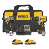 DeWalt DCK250QQ2 20V MAX* XR 2-Tool Hammer Drill and Impact Combo Kit with POWERPACK Battery, 4.0Ah Battery