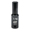 GEARWRENCH 84547N Impact Socket, 1/2 in Drive Size, 7/16 in Opening Size, 6-point, Deep Length