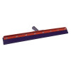 Weiler 45507 Floor Squeegee, 24 in, Straight, Black Rubber, Frame Only