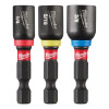 Milwaukee Tool 49664561 SHOCKWAVE Impact Duty Magnetic Nut Driver Set, 1/4 in, 5/16 in, 3/8 in x 1-7/8 in L, 3-Pc