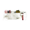 CLC Custom LeatherCraft C12 5-Pocket Canvas Waist Apron, Fits 29 in to 50 in Waist, White