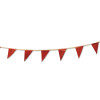 Cortina 03-400 Pennant Banner 9 In x 12 In 100 Ft String Vinyl Red