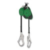 MSA VSLEW-012-PA-A V-SHOCK EDGE Leading Edge Fall Limiter, 6 ft, Twin Triple Action Carabiner, 310 lb, AL36CL Snaphook, 2 Legs