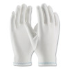 CleanTeam 98-712 CleanTeam Stretch Nylon Inspection Gloves with Zig-Zag Stitched Rolled Hem, Ladies Size, Regular Weight