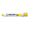 Markal 61053 Quik Stik All Purpose Solid Paint Marker, 11/16 in Tip, 6 in L, Yellow