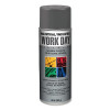 Krylon A04420007 Industrial Work Day Enamel Paint, 10 oz Aerosol Can, Dark Gray