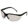 MCR Safety KD110 Klondike KD1 Series Protective Eyewear, Clear Polycarbonate Lens, Duramass Hard Coat, Black Nylon Frame