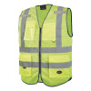 Pioneer V1024860U Model 6961U Hi-Viz Mesh Multi-Pocket Safety Vest XL Green
