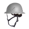 MSA  V-Gard H2 Safety Helmet, Type II, Full Brim, Rachet Suspension, Vented, Gray