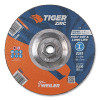 Weiler 58080 Tiger Grinding Wheel, 7 in dia x 1/4 in Thick x 5/8 in-11 Arbor, 24 Grit, Zirconia Alumina/Ceramic, Type 28, 10 EA/BX