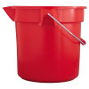 Rubbermaid Commercial FG261400RED Heavy Duty Bucket 14 Qt Red