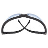 MCR Safety KD113 Klondike KD1 Series Protective Eyewear, Light Blue Polycarbonate Lens, Duramass Hard Coat, Black Nylon Frame