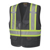 Pioneer V1021571U Model 135AU Safety Vest L/XL Black