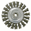 Weiler 36013 Vortec Pro Knot Wire Wheel, 4 in Dia, .014 Stainless Steel, Retail Pk