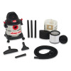 Shop-Vac 5989305 Stainless Steel Wet/Dry Vacuum, 5 gal Capacity, 4.5 Peak hp