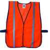 Ergodyne 20030 GloWear Safety Vest, 8020HL, Non-Certified, 1 in Reflective Strip, Hook and Loop, One Size, Orange