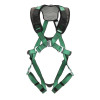 MSA 10206102 V-FORM+ Full-Body Harness, Back D-Ring, XL, QC Chest/Leg Strap Buckles, Shoulder Padding
