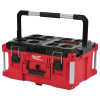 Milwaukee 48-22-8425 PACKOUT Large Tool Box 100 Lb Capacity 22.1 x 16.2 x 11.1 Inch Red