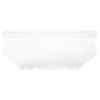 MSA 10115837 V-Gard Accessory System General Purpose Visor, Anti-Fog, Anti-Scratch, Clear, 17 in L x 8 in H