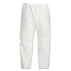 DuPont Tyvek TY350S-LG Tyvek Pants with Elastic Waist, Open Ankles, Large