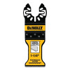 DeWalt DWA4209 Oscillating Cutting Blade, 1-1/4 in, Titanium, For Metal Cutting
