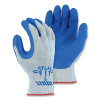 Majestic 3385/9 Atlas Palm Dipped Gloves, 9/Medium, Gray with Blue Coating