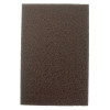 Weiler 51454 Non-Woven Hand Pad, 9 in x 6 in, Brown, Aluminum Oxide, Brown, Heavy-Duty