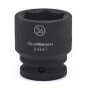 GearWrench 84848 Impact Socket 3/4 Inch Drive 37 MM 6 Point Standard Length