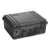 Pelican 1550001110 Protector Case, 1.18 ft, 20.66 in L x 17.2 in W x 8.40 in D, Black, no Foam