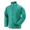 Black Stallion F9-30C Flame Resistant Cotton Welding Jacket 30 In Medium 9 Oz Green
