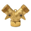 Dixon Valve 500GHY Garden Hose Y-Valve Brass