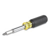 Klein Tools 32500MAG 11-in-1 Magnetic Screwdriver/Nut Driver, SAE, (2) Phillips, (2) Slotted, (2) Square, (2) Torx, (3) Nut Drivers