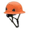 Fibre-Metal by PIP CSH13046 Climbing Style Full Brim Safety Helmet, Type II, Class C, Ratchet Suspension, Vented, Orange