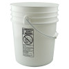 Freund 1141T05 Plastic Pail 5 Gal with EZ Lid White