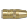 Best Welds NS-1218B Centerfire Style MIG Gun Nozzle, 1/2 in Bore, 1/8 in Recess, Slim, Brass